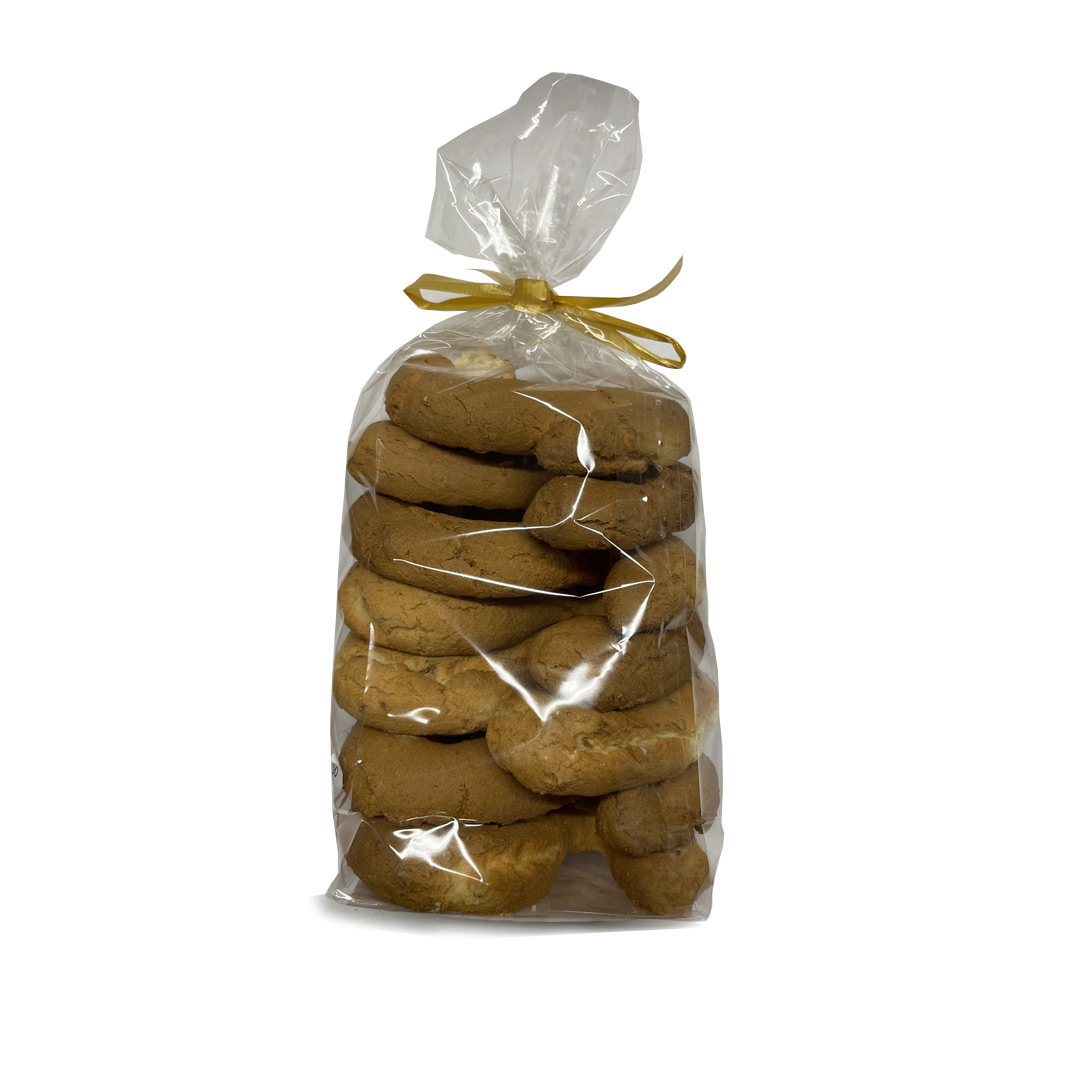 Biscotti a S Esse ai semi di anice senza glutine senza lattosio KammaRata - prodotto solidale