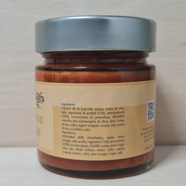 Caponata di carciofi Siciliani KammaRata - Prodotto solidale - immagine 2