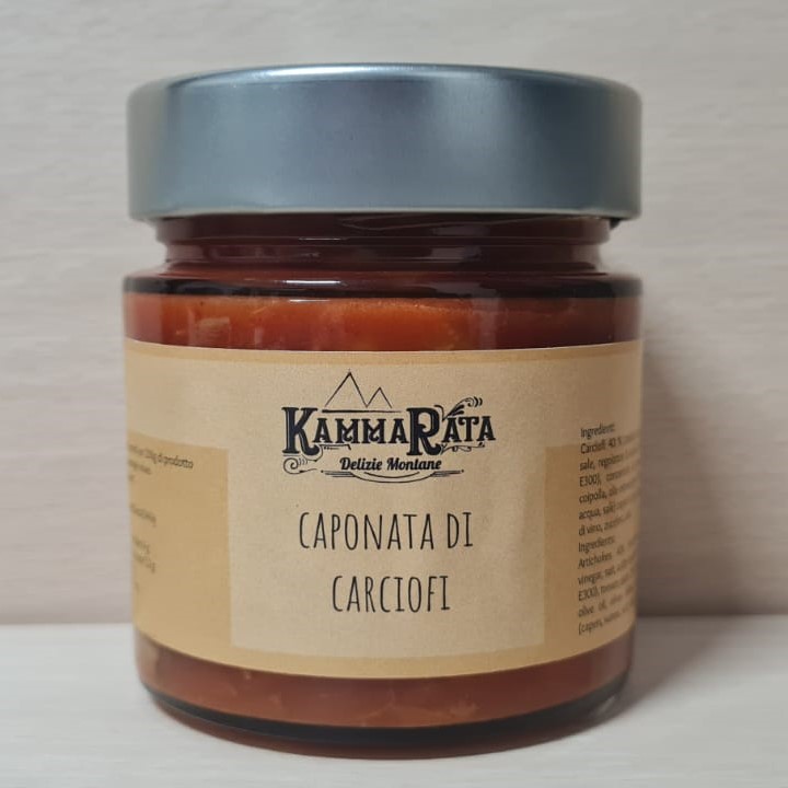 Caponata di carciofi Siciliani KammaRata - Prodotto solidale