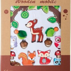 Alternative view of Giostrina Animali del bosco - Prodotto solidale