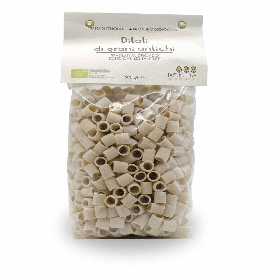 Ditali di grani antichi siciliani bio Fastuchera – Prodotto solidale