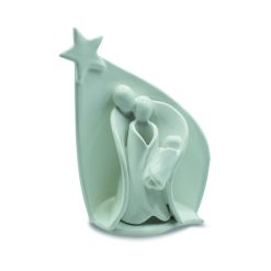 Alternative view of Natività in ceramica bianca - Prodotto solidale