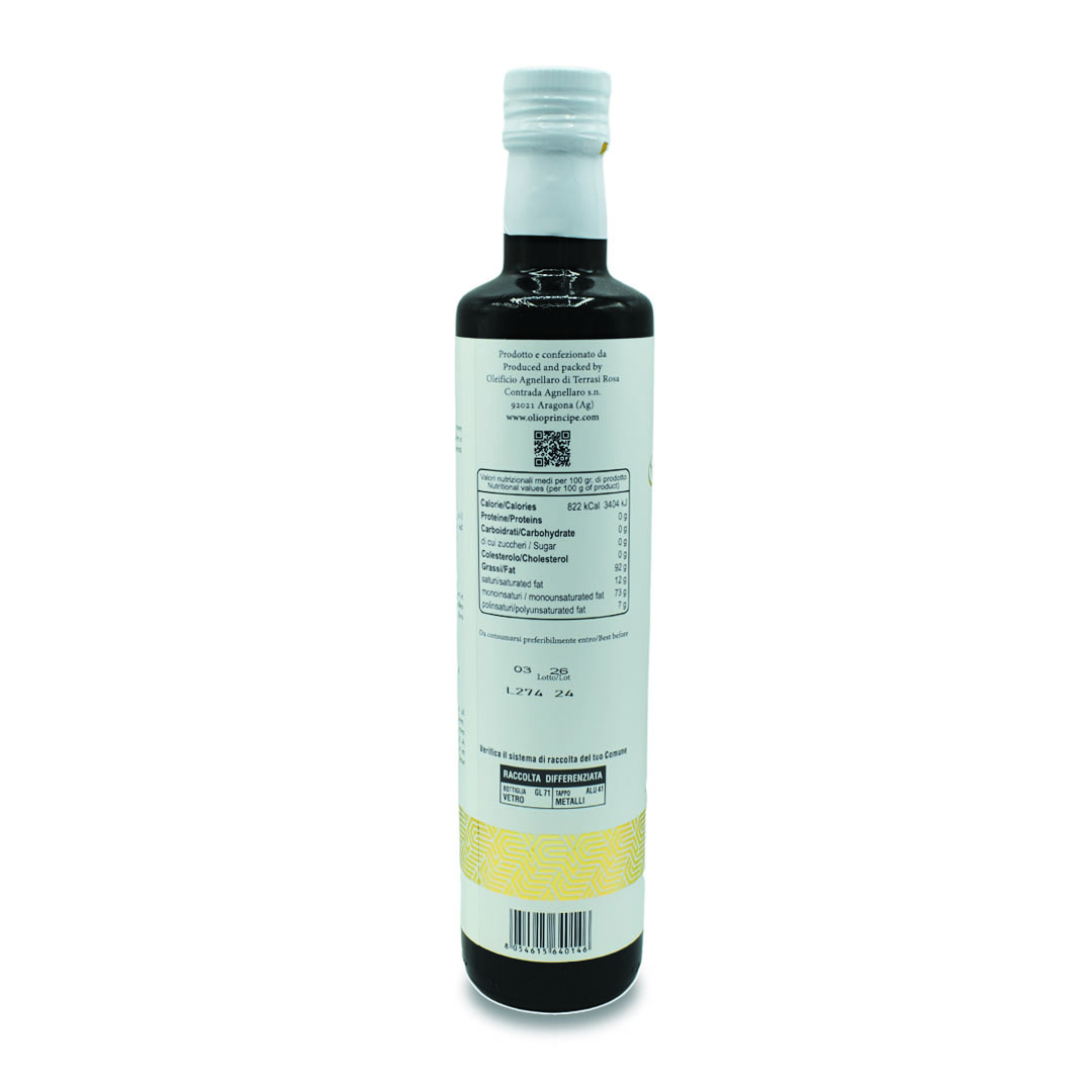 Olio Siciliano Extra Vergine d'oliva Principe - Prodotto Solidale - immagine 2