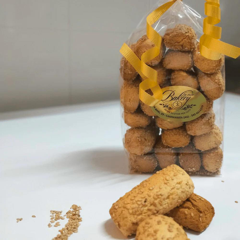 Biscotti reginelle senza glutine senza lattosio KammaRata - prodotto solidale