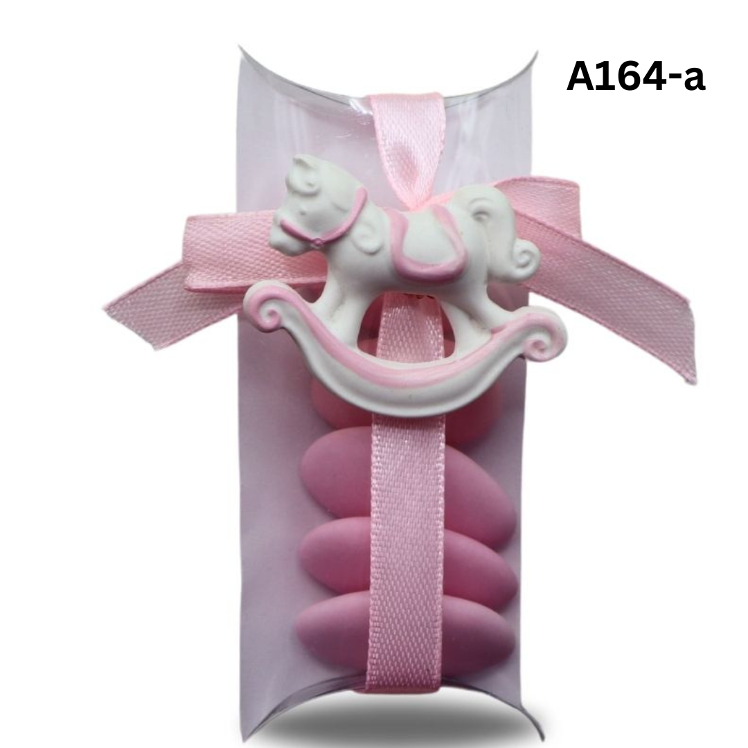 Scatolina in PVC 5 confetti femminuccia A164 - immagine 2