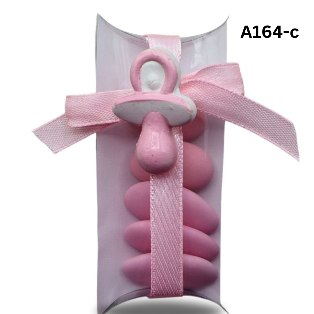 Scatolina in PVC 5 confetti femminuccia A164 - immagine 3