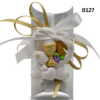 Scatolina in PVC 5 confetti con pisside e cuori B127