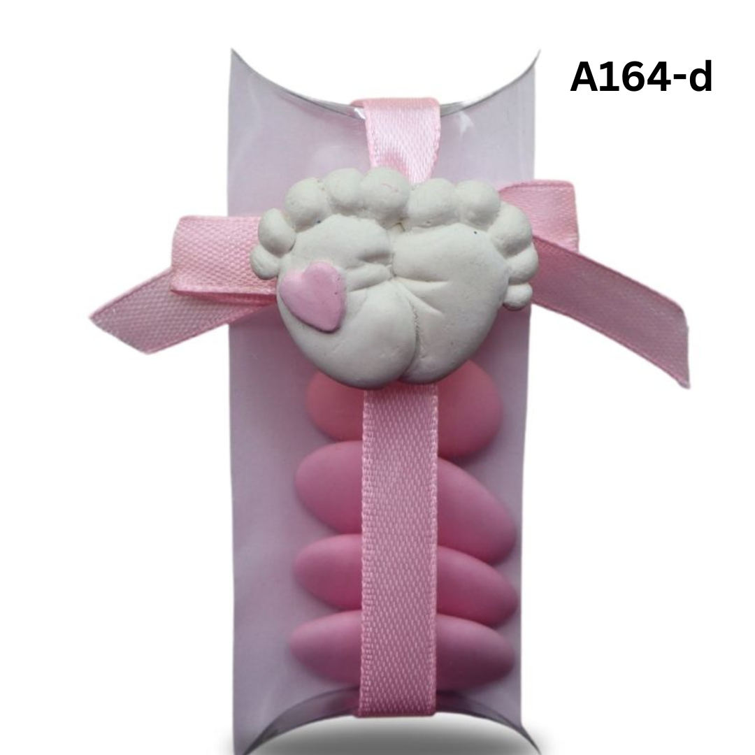 Scatolina in PVC 5 confetti femminuccia A164 - immagine 4