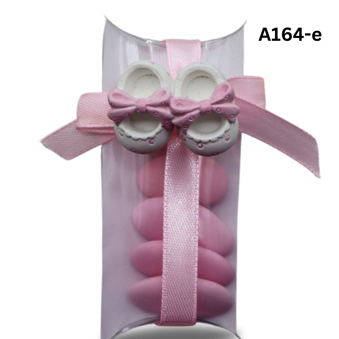 Scatolina in PVC 5 confetti femminuccia A164 - immagine 5