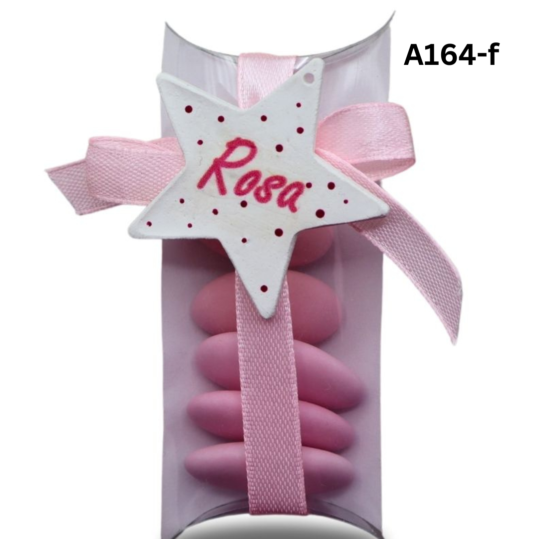 Scatolina in PVC 5 confetti femminuccia A164 - immagine 6