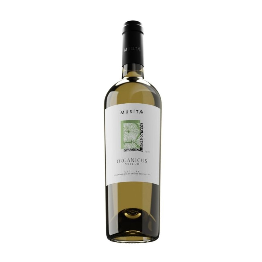 Vino Bianco Siciliano Grillo DOC Biologico Musita - Prodotto Solidale